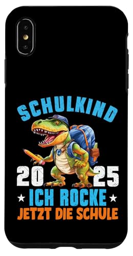 Schulkind 2025 cooler Dino Ich Rocke Jetzt Die Schule Kinder Hülle für iPhone XS Max Schulkind 2025 cooler Dino Ich Rocke Jetzt Die Schule Kinder Hülle für iPhone XS Max von Einschulung Kinder Kita Abschied Erstklässler