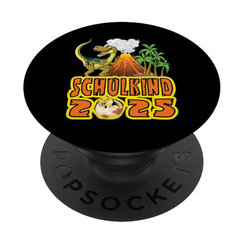 Schulkind 2025 cooler Dino Ich Rocke Jetzt Die Schule Kinder PopSockets Klebender PopGrip Schulkind 2025 cooler Dino Ich Rocke Jetzt Die Schule Kinder PopSockets Klebender PopGrip von Einschulung Kinder Kita Abschied Erstklässler
