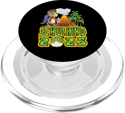 Schulkind 2025 cooler Dino Ich Rocke Jetzt Die Schule Kinder PopSockets PopGrip für MagSafe Schulkind 2025 cooler Dino Ich Rocke Jetzt Die Schule Kinder PopSockets PopGrip für MagSafe von Einschulung Kinder Kita Abschied Erstklässler