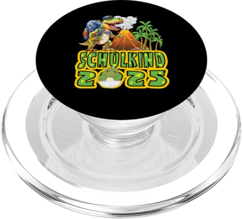 Schulkind 2025 cooler Dino Ich Rocke Jetzt Die Schule Kinder PopSockets PopGrip für MagSafe Schulkind 2025 cooler Dino Ich Rocke Jetzt Die Schule Kinder PopSockets PopGrip für MagSafe von Einschulung Kinder Kita Abschied Erstklässler