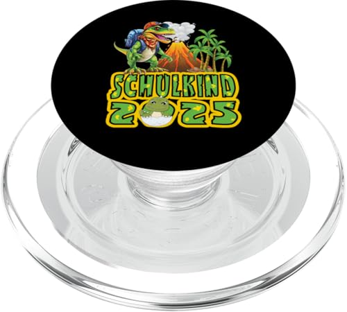 Schulkind 2025 cooler Dino Ich Rocke Jetzt Die Schule Kinder PopSockets PopGrip für MagSafe Schulkind 2025 cooler Dino Ich Rocke Jetzt Die Schule Kinder PopSockets PopGrip für MagSafe von Einschulung Kinder Kita Abschied Erstklässler
