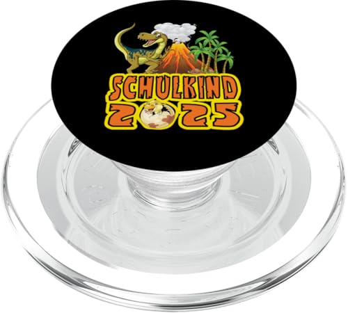 Schulkind 2025 cooler Dino Ich Rocke Jetzt Die Schule Kinder PopSockets PopGrip für MagSafe Schulkind 2025 cooler Dino Ich Rocke Jetzt Die Schule Kinder PopSockets PopGrip für MagSafe von Einschulung Kinder Kita Abschied Erstklässler