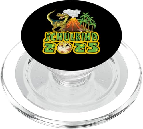 Schulkind 2025 cooler Dino Ich Rocke Jetzt Die Schule Kinder PopSockets PopGrip für MagSafe Schulkind 2025 cooler Dino Ich Rocke Jetzt Die Schule Kinder PopSockets PopGrip für MagSafe von Einschulung Kinder Kita Abschied Erstklässler
