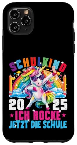 Schulkind 2025 Dabbing Unicorn Ich Rocke Jetzt Die Schule Hülle für iPhone 11 Pro Max Schulkind 2025 Dabbing Unicorn Ich Rocke Jetzt Die Schule Hülle für iPhone 11 Pro Max von Einschulung Mädchen Kita Abschied Erstklässler