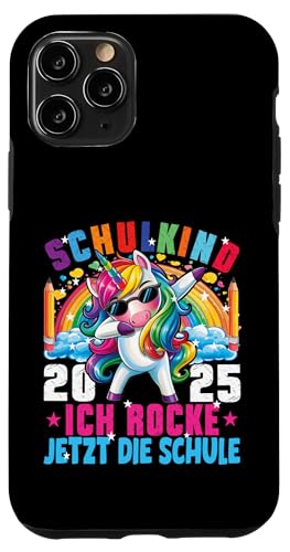 Schulkind 2025 Dabbing Unicorn Ich Rocke Jetzt Die Schule Hülle für iPhone 11 Pro Schulkind 2025 Dabbing Unicorn Ich Rocke Jetzt Die Schule Hülle für iPhone 11 Pro von Einschulung Mädchen Kita Abschied Erstklässler