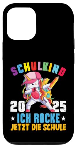 Schulkind 2025 Dabbing Unicorn Ich Rocke Jetzt Die Schule Hülle für iPhone 12/12 Pro Schulkind 2025 Dabbing Unicorn Ich Rocke Jetzt Die Schule Hülle für iPhone 12/12 Pro von Einschulung Mädchen Kita Abschied Erstklässler
