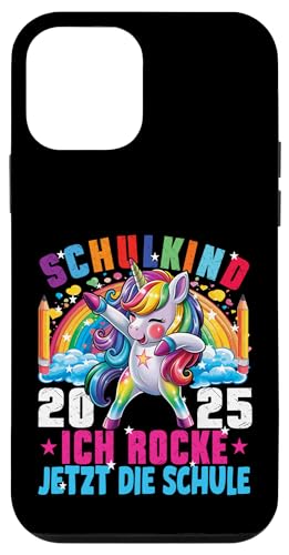 Schulkind 2025 Dabbing Unicorn Ich Rocke Jetzt Die Schule Hülle für iPhone 12 mini Schulkind 2025 Dabbing Unicorn Ich Rocke Jetzt Die Schule Hülle für iPhone 12 mini von Einschulung Mädchen Kita Abschied Erstklässler