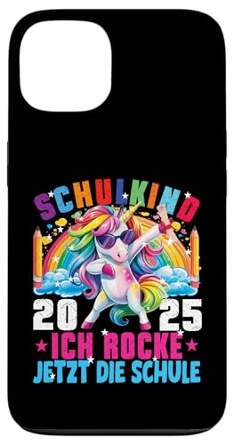 Schulkind 2025 Dabbing Unicorn Ich Rocke Jetzt Die Schule Hülle für iPhone 13 Schulkind 2025 Dabbing Unicorn Ich Rocke Jetzt Die Schule Hülle für iPhone 13 von Einschulung Mädchen Kita Abschied Erstklässler