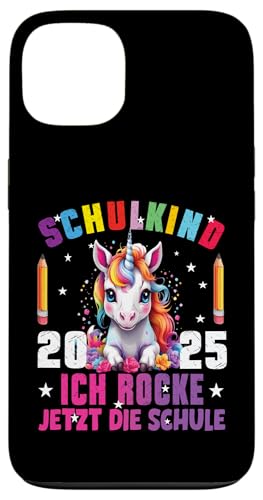 Schulkind 2025 Dabbing Unicorn Ich Rocke Jetzt Die Schule Hülle für iPhone 13 Schulkind 2025 Dabbing Unicorn Ich Rocke Jetzt Die Schule Hülle für iPhone 13 von Einschulung Mädchen Kita Abschied Erstklässler