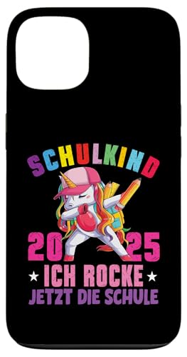 Schulkind 2025 Dabbing Unicorn Ich Rocke Jetzt Die Schule Hülle für iPhone 13 Schulkind 2025 Dabbing Unicorn Ich Rocke Jetzt Die Schule Hülle für iPhone 13 von Einschulung Mädchen Kita Abschied Erstklässler