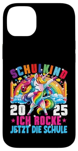 Schulkind 2025 Dabbing Unicorn Ich Rocke Jetzt Die Schule Hülle für iPhone 14 Plus Schulkind 2025 Dabbing Unicorn Ich Rocke Jetzt Die Schule Hülle für iPhone 14 Plus von Einschulung Mädchen Kita Abschied Erstklässler