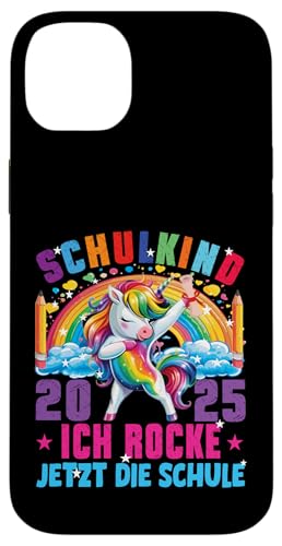 Schulkind 2025 Dabbing Unicorn Ich Rocke Jetzt Die Schule Hülle für iPhone 14 Plus Schulkind 2025 Dabbing Unicorn Ich Rocke Jetzt Die Schule Hülle für iPhone 14 Plus von Einschulung Mädchen Kita Abschied Erstklässler
