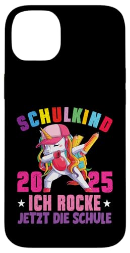 Schulkind 2025 Dabbing Unicorn Ich Rocke Jetzt Die Schule Hülle für iPhone 14 Plus Schulkind 2025 Dabbing Unicorn Ich Rocke Jetzt Die Schule Hülle für iPhone 14 Plus von Einschulung Mädchen Kita Abschied Erstklässler