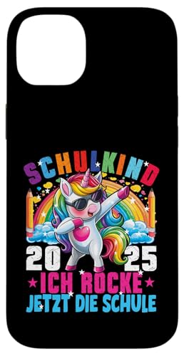 Schulkind 2025 Dabbing Unicorn Ich Rocke Jetzt Die Schule Hülle für iPhone 14 Plus Schulkind 2025 Dabbing Unicorn Ich Rocke Jetzt Die Schule Hülle für iPhone 14 Plus von Einschulung Mädchen Kita Abschied Erstklässler