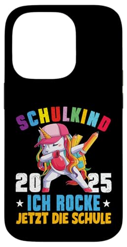 Schulkind 2025 Dabbing Unicorn Ich Rocke Jetzt Die Schule Hülle für iPhone 14 Pro Schulkind 2025 Dabbing Unicorn Ich Rocke Jetzt Die Schule Hülle für iPhone 14 Pro von Einschulung Mädchen Kita Abschied Erstklässler