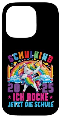 Schulkind 2025 Dabbing Unicorn Ich Rocke Jetzt Die Schule Hülle für iPhone 14 Pro Schulkind 2025 Dabbing Unicorn Ich Rocke Jetzt Die Schule Hülle für iPhone 14 Pro von Einschulung Mädchen Kita Abschied Erstklässler