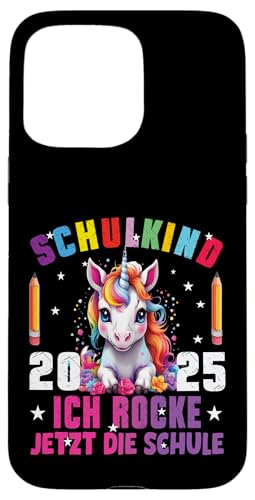 Schulkind 2025 Dabbing Unicorn Ich Rocke Jetzt Die Schule Hülle für iPhone 15 Pro Max Schulkind 2025 Dabbing Unicorn Ich Rocke Jetzt Die Schule Hülle für iPhone 15 Pro Max von Einschulung Mädchen Kita Abschied Erstklässler