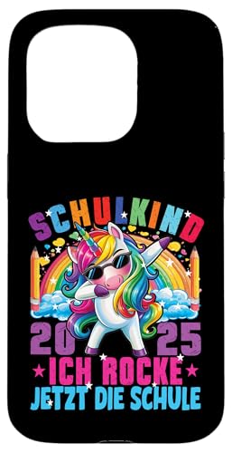 Schulkind 2025 Dabbing Unicorn Ich Rocke Jetzt Die Schule Hülle für iPhone 15 Pro Schulkind 2025 Dabbing Unicorn Ich Rocke Jetzt Die Schule Hülle für iPhone 15 Pro von Einschulung Mädchen Kita Abschied Erstklässler