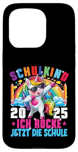 Schulkind 2025 Dabbing Unicorn Ich Rocke Jetzt Die Schule Hülle für iPhone 15 Pro Schulkind 2025 Dabbing Unicorn Ich Rocke Jetzt Die Schule Hülle für iPhone 15 Pro von Einschulung Mädchen Kita Abschied Erstklässler