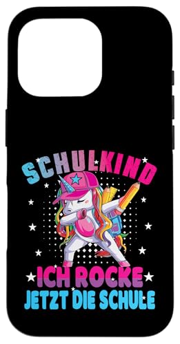 Schulkind 2025 Dabbing Unicorn Ich Rocke Jetzt Die Schule Hülle für iPhone 16 Pro Schulkind 2025 Dabbing Unicorn Ich Rocke Jetzt Die Schule Hülle für iPhone 16 Pro von Einschulung Mädchen Kita Abschied Erstklässler