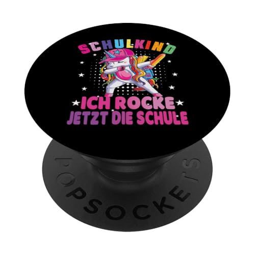 Schulkind 2025 Dabbing Unicorn Ich Rocke Jetzt Die Schule PopSockets Klebender PopGrip Schulkind 2025 Dabbing Unicorn Ich Rocke Jetzt Die Schule PopSockets Klebender PopGrip von Einschulung Mädchen Kita Abschied Erstklässler