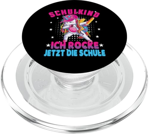 Schulkind 2025 Dabbing Unicorn Ich Rocke Jetzt Die Schule PopSockets PopGrip für MagSafe Schulkind 2025 Dabbing Unicorn Ich Rocke Jetzt Die Schule PopSockets PopGrip für MagSafe von Einschulung Mädchen Kita Abschied Erstklässler