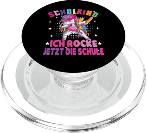 Schulkind 2025 Dabbing Unicorn Ich Rocke Jetzt Die Schule PopSockets PopGrip für MagSafe Schulkind 2025 Dabbing Unicorn Ich Rocke Jetzt Die Schule PopSockets PopGrip für MagSafe von Einschulung Mädchen Kita Abschied Erstklässler