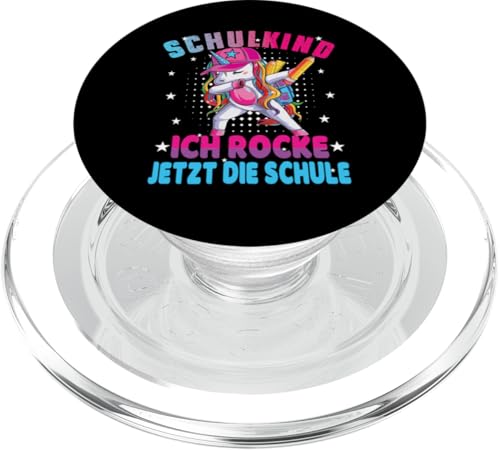 Schulkind 2025 Dabbing Unicorn Ich Rocke Jetzt Die Schule PopSockets PopGrip für MagSafe Schulkind 2025 Dabbing Unicorn Ich Rocke Jetzt Die Schule PopSockets PopGrip für MagSafe von Einschulung Mädchen Kita Abschied Erstklässler