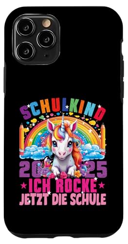 Schulkind 2025 Ich Rocke Jetzt Die Schule Dabbing Einhorn Hülle für iPhone 11 Pro Schulkind 2025 Ich Rocke Jetzt Die Schule Dabbing Einhorn Hülle für iPhone 11 Pro von Einschulung Mädchen Kita Abschied Erstklässler