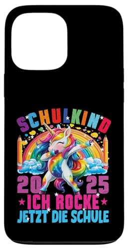 Schulkind 2025 Ich Rocke Jetzt Die Schule Dabbing Einhorn Hülle für iPhone 13 Pro Max Schulkind 2025 Ich Rocke Jetzt Die Schule Dabbing Einhorn Hülle für iPhone 13 Pro Max von Einschulung Mädchen Kita Abschied Erstklässler