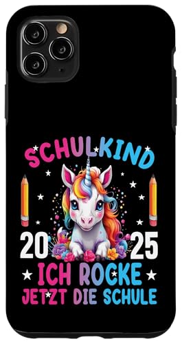 Schulkind 2025 Ich Rocke Jetzt Die Schule Einhorn - Kinder Hülle für iPhone 11 Pro Max Schulkind 2025 Ich Rocke Jetzt Die Schule Einhorn - Kinder Hülle für iPhone 11 Pro Max von Einschulung Mädchen Kita Abschied Erstklässler