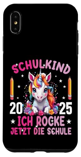 Schulkind 2025 Ich Rocke Jetzt Die Schule Einhorn - Kinder Hülle für iPhone XS Max Schulkind 2025 Ich Rocke Jetzt Die Schule Einhorn - Kinder Hülle für iPhone XS Max von Einschulung Mädchen Kita Abschied Erstklässler