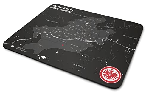 Eintracht Frankfurt Mauspad - Stadtplan - Mousepad SGE - Plus Lesezeichen Ilove Frankfurt von Eintracht Frankfurt