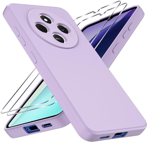 Eirltiy Coque Pour Xiaomi Redmi 14C 4G, Avec 2 Verres Trempé, Housse Etui de Protection en TPU Silicone Souple, Cover Case Antichoc Anti Rayures Avec Protection écran Pour Redmi 14C 4G, Violet Eirltiy Coque Pour Xiaomi Redmi 14C 4G, Avec 2 Verres Trempé, Housse Etui de Protection en TPU Silicone Souple, Cover Case Antichoc Anti Rayures Avec Protection écran Pour Redmi 14C 4G, Violet von Eirltiy
