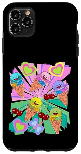 Eis Eiskrem Eiscrem Kinder Kind Mädchen Jungen Retro Kirsche Hülle für iPhone 11 Pro Max Eis Eiskrem Eiscrem Kinder Kind Mädchen Jungen Retro Kirsche Hülle für iPhone 11 Pro Max von Eis Eiscreme Eiskreme