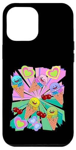 Eis Eiskrem Eiscrem Kinder Kind Mädchen Jungen Retro Kirsche Hülle für iPhone 12 Pro Max Eis Eiskrem Eiscrem Kinder Kind Mädchen Jungen Retro Kirsche Hülle für iPhone 12 Pro Max von Eis Eiscreme Eiskreme