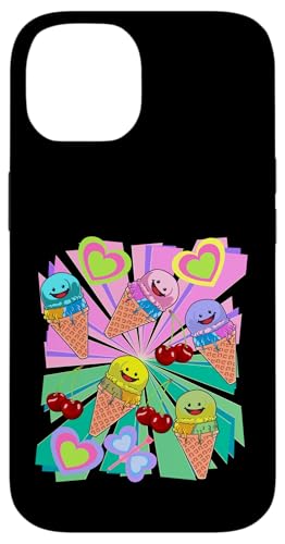 Eis Eiskrem Eiscrem Kinder Kind Mädchen Jungen Retro Kirsche Hülle für iPhone 14 Eis Eiskrem Eiscrem Kinder Kind Mädchen Jungen Retro Kirsche Hülle für iPhone 14 von Eis Eiscreme Eiskreme