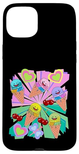 Eis Eiskrem Eiscrem Kinder Kind Mädchen Jungen Retro Kirsche Hülle für iPhone 15 Plus Eis Eiskrem Eiscrem Kinder Kind Mädchen Jungen Retro Kirsche Hülle für iPhone 15 Plus von Eis Eiscreme Eiskreme