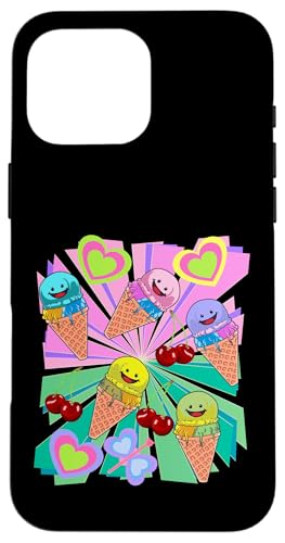 Eis Eiskrem Eiscrem Kinder Kind Mädchen Jungen Retro Kirsche Hülle für iPhone 16 Pro Max Eis Eiskrem Eiscrem Kinder Kind Mädchen Jungen Retro Kirsche Hülle für iPhone 16 Pro Max von Eis Eiscreme Eiskreme