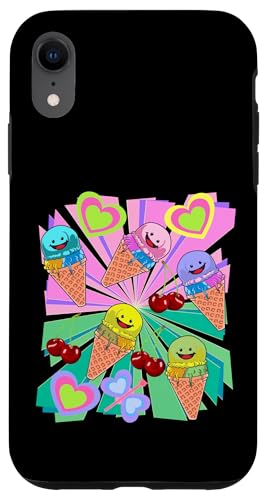 Eis Eiskrem Eiscrem Kinder Kind Mädchen Jungen Retro Kirsche Hülle für iPhone XR Eis Eiskrem Eiscrem Kinder Kind Mädchen Jungen Retro Kirsche Hülle für iPhone XR von Eis Eiscreme Eiskreme