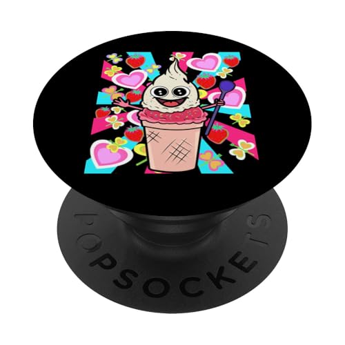 Eis Eiskrem Kinder Kind Mädchen Jungen Retro Teenie 80er PopSockets Klebender PopGrip Eis Eiskrem Kinder Kind Mädchen Jungen Retro Teenie 80er PopSockets Klebender PopGrip von Eis Eiscreme Eiskreme