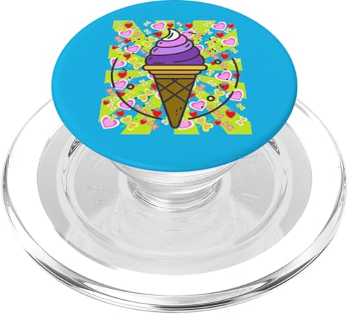 Eis Süßigkeiten Erdbeer Kinder Eiscrem Teenie Retro 80er PopSockets PopGrip für MagSafe Eis Süßigkeiten Erdbeer Kinder Eiscrem Teenie Retro 80er PopSockets PopGrip für MagSafe von Eis Eiscreme Eiskreme
