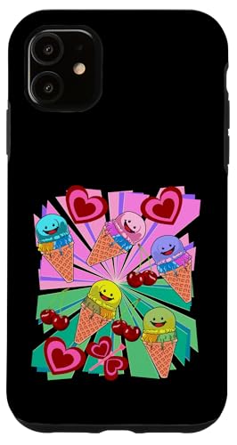 Kind Kinder Sommer Sommerzeit Eis Retro 80er Kirsche Mädchen Hülle für iPhone 11 Kind Kinder Sommer Sommerzeit Eis Retro 80er Kirsche Mädchen Hülle für iPhone 11 von Eis Eiscreme Eiskreme