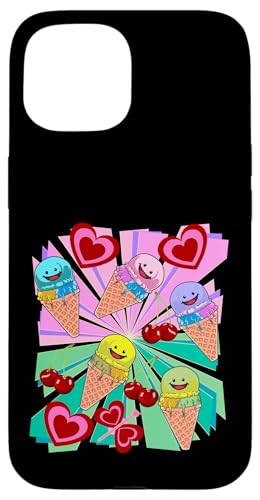 Kind Kinder Sommer Sommerzeit Eis Retro 80er Kirsche Mädchen Hülle für iPhone 15 Kind Kinder Sommer Sommerzeit Eis Retro 80er Kirsche Mädchen Hülle für iPhone 15 von Eis Eiscreme Eiskreme