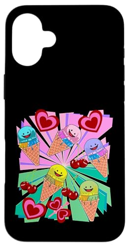 Kind Kinder Sommer Sommerzeit Eis Retro 80er Kirsche Mädchen Hülle für iPhone 16 Plus Kind Kinder Sommer Sommerzeit Eis Retro 80er Kirsche Mädchen Hülle für iPhone 16 Plus von Eis Eiscreme Eiskreme