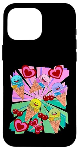 Kind Kinder Sommer Sommerzeit Eis Retro 80er Kirsche Mädchen Hülle für iPhone 16 Pro Max Kind Kinder Sommer Sommerzeit Eis Retro 80er Kirsche Mädchen Hülle für iPhone 16 Pro Max von Eis Eiscreme Eiskreme
