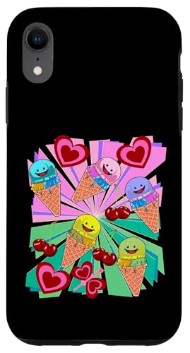 Kind Kinder Sommer Sommerzeit Eis Retro 80er Kirsche Mädchen Hülle für iPhone XR Kind Kinder Sommer Sommerzeit Eis Retro 80er Kirsche Mädchen Hülle für iPhone XR von Eis Eiscreme Eiskreme