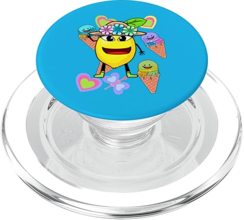 Lustig Zitrone Sommerzeit Eis Eiskrem Teenie Mädchen Jungen PopSockets PopGrip für MagSafe Lustig Zitrone Sommerzeit Eis Eiskrem Teenie Mädchen Jungen PopSockets PopGrip für MagSafe von Eis Eiscreme Eiskreme