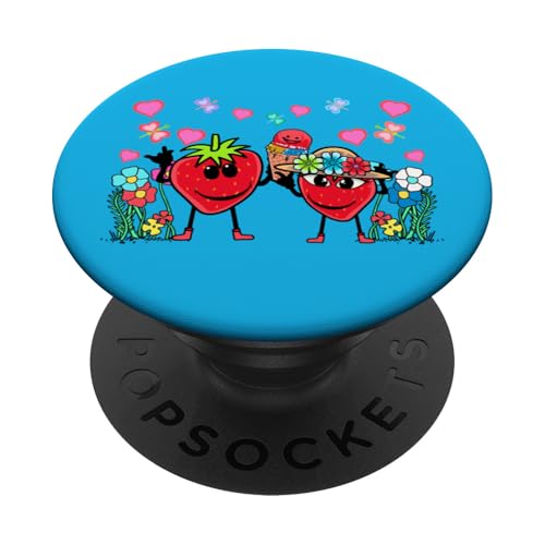 Lustige Erdbeeren Erdbeer Eis Eiskrem Kinder Teenie Mädchen PopSockets Klebender PopGrip Lustige Erdbeeren Erdbeer Eis Eiskrem Kinder Teenie Mädchen PopSockets Klebender PopGrip von Eis Eiscreme Eiskreme