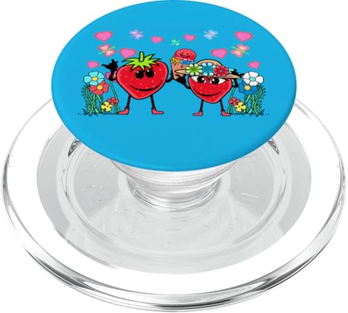 Lustige Erdbeeren Erdbeer Eis Eiskrem Kinder Teenie Mädchen PopSockets PopGrip für MagSafe Lustige Erdbeeren Erdbeer Eis Eiskrem Kinder Teenie Mädchen PopSockets PopGrip für MagSafe von Eis Eiscreme Eiskreme